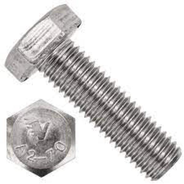 Болт 8х25х25х1,25 DIN 933 ГОСТ 7805-70 ISO 4017 шестигранный нержавеющая сталь А2