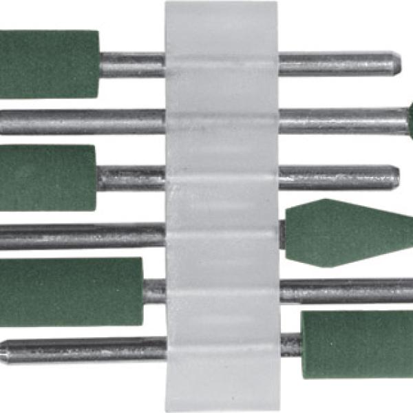 Насадки резиновые полировальные мелкой зернистости, набор 6 шт. FIT 36923