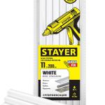 Стержни 11х200мм STAYER "MASTER" для клеевых (термоклеящих) пистолетов, цвет белый по керамике и пластику,16шт