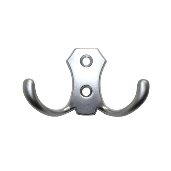 Крючок H5505E AL, 2-х рожковый, хром 720521