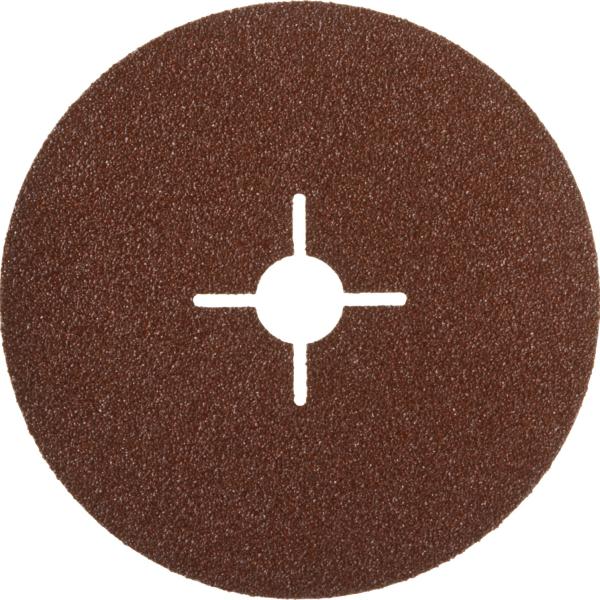 Круг 125х22мм, P60,  шлифовальный ЗУБР ″ПРОФИ″ фибровый, для УШМ 35585-125-060